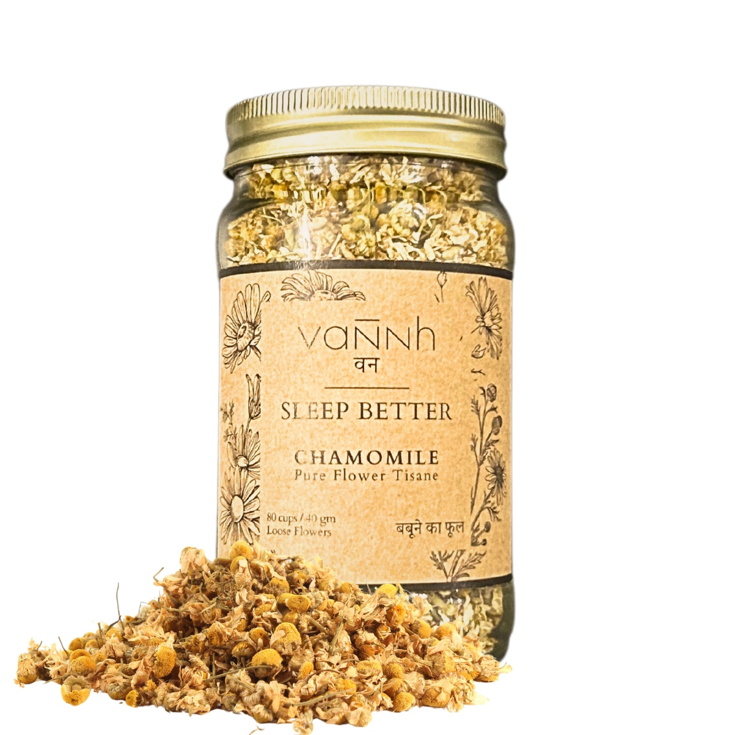 CHAMOMILE FLOWER TISANE | SLEEP BETTER | Loose | Pure Flower