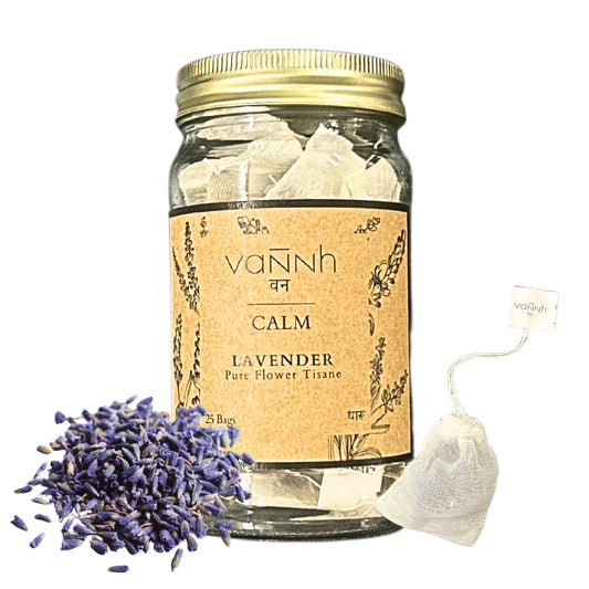 LAVENDER FLOWER TISANE | CALM | Pure Flower | 25 Cloth Bags