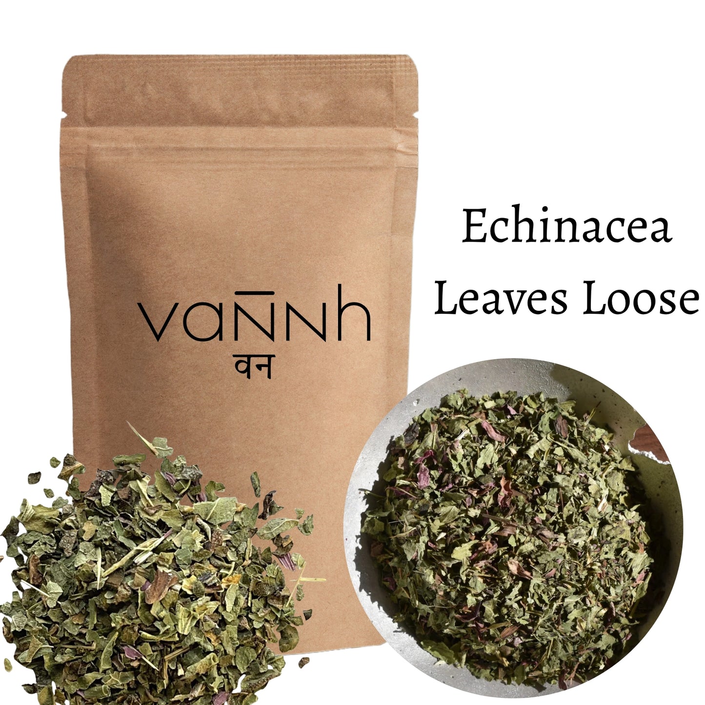 Echinacea Leaves T-cut (Echinacea purpurea)