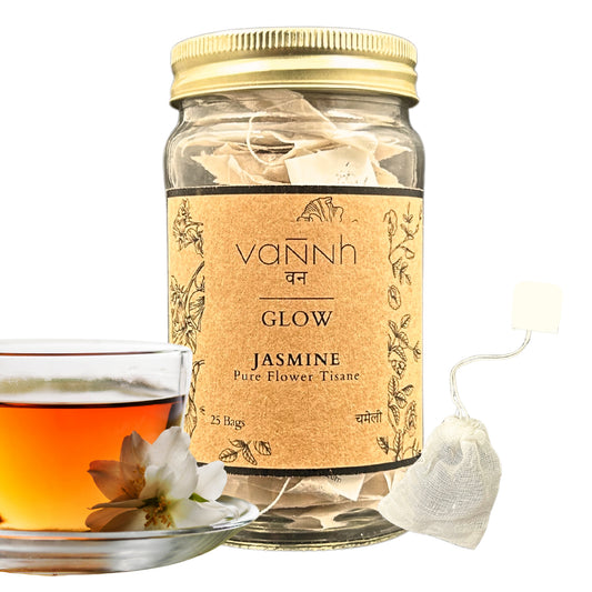 JASMINE FLOWER TISANE | GLOW | Pure Flower | 25 Cloth Bags