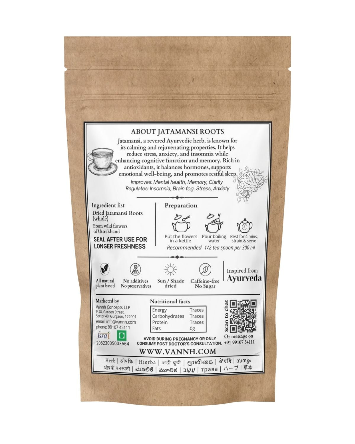 Jatamansi (Spikenard) Roots for a Calm Mind, Healthy Hair, and Clear Skin