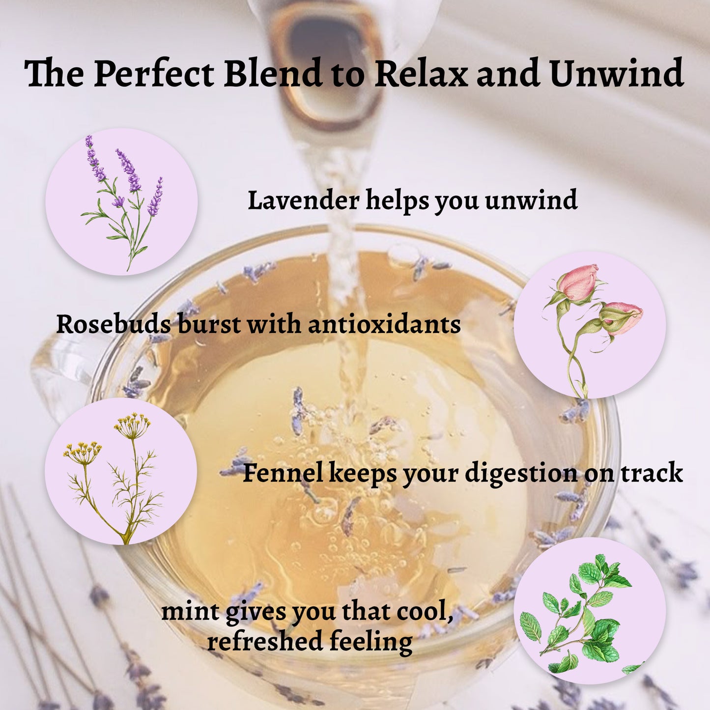 Vannh Lavender Burst Tisane (40g)