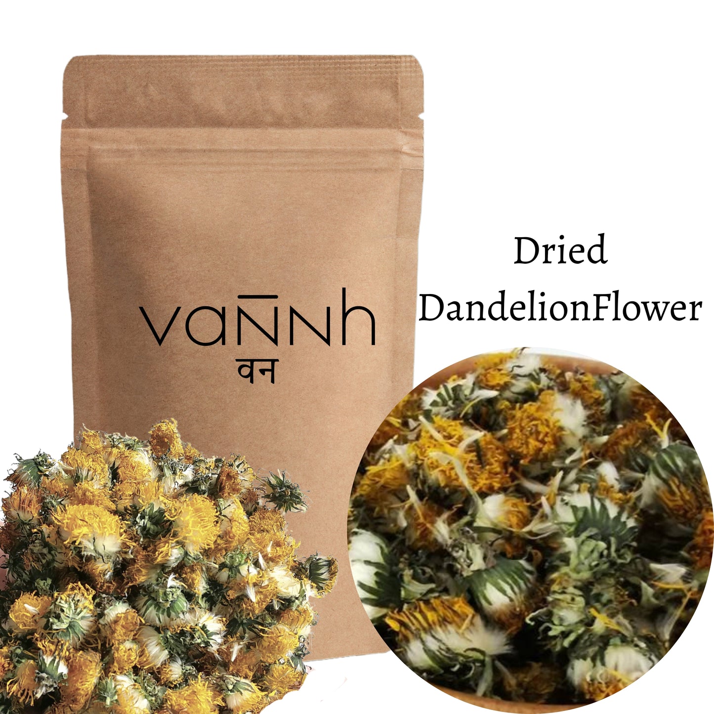 Dried Dandelion Flower