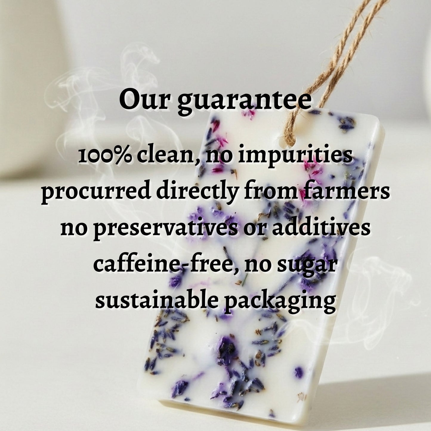 Lavender & Blue Baby Breath Wax Sachet