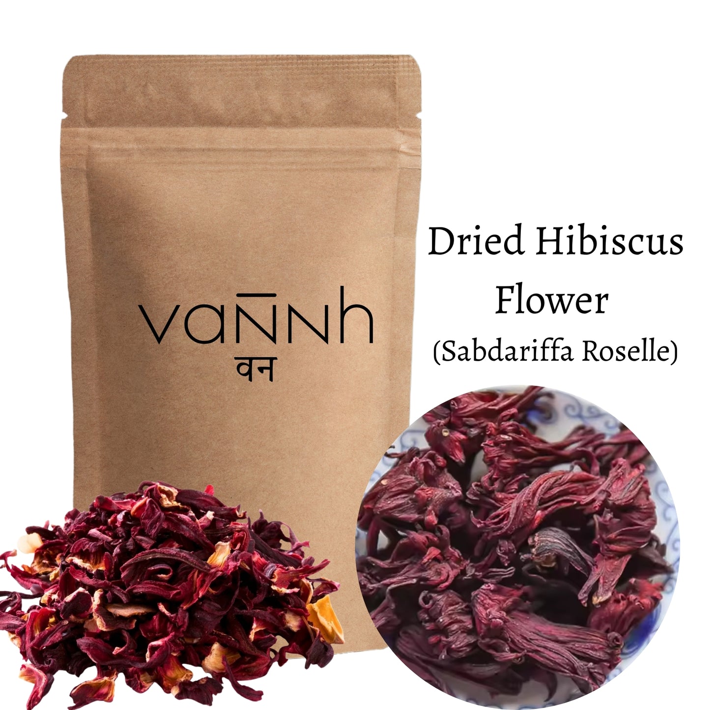 Dried Hibiscus Flower (Sabdariffa Roselle)