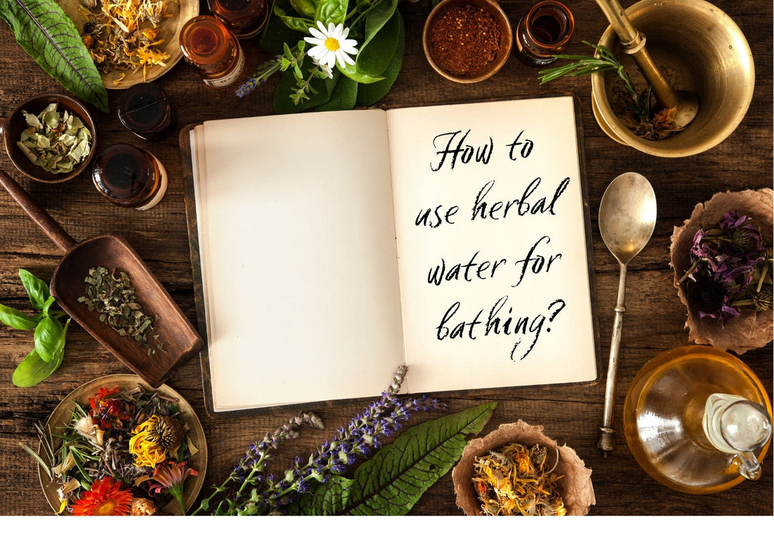 How to Use Herbal Water for Bathing?