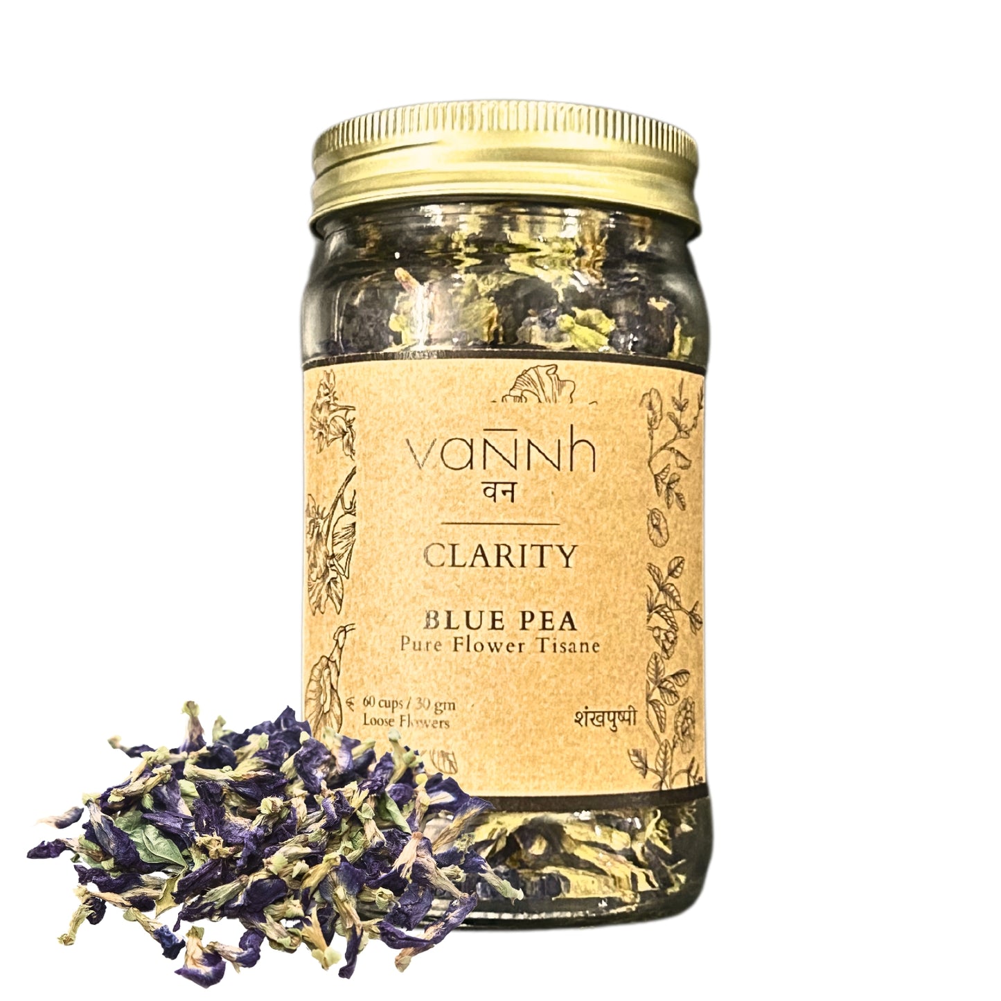 BLUE PEA FLOWER TISANE | CLARITY | Loose | Pure Flower
