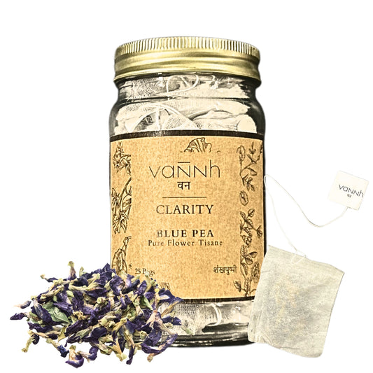 BLUE PEA FLOWER TISANE | CLARITY | Pure Flower | 25 Paper Bags