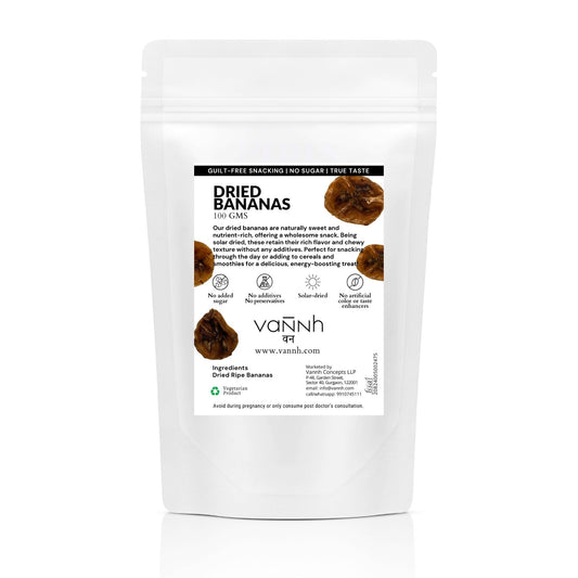 Dried Banana Slices with High-fiber | 100g
