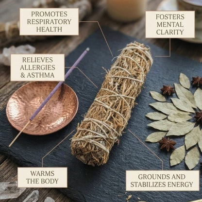 Sage & Vetiver Smudge bundle