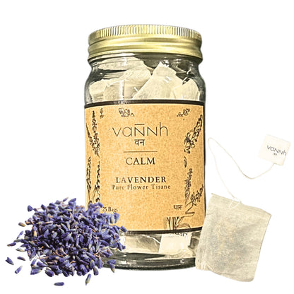 LAVENDER FLOWER TISANE | CALM | Pure Flower | 25 Paper Bags