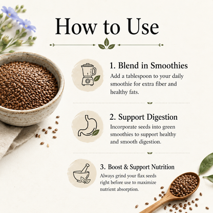 Flax Seeds | Linum usitatissimum