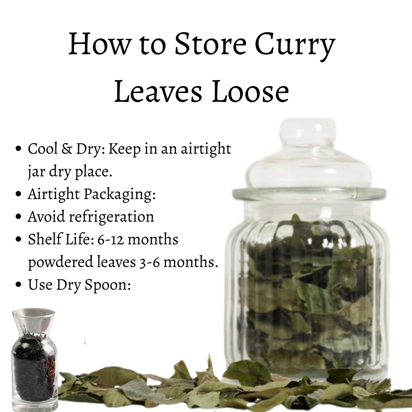 Curry Leaves Loose (Kadi Patta)