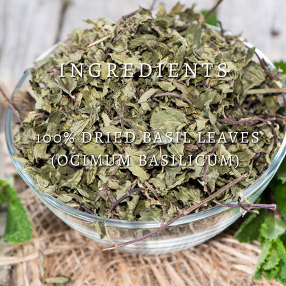 Dried Basil Leaves (Loose)