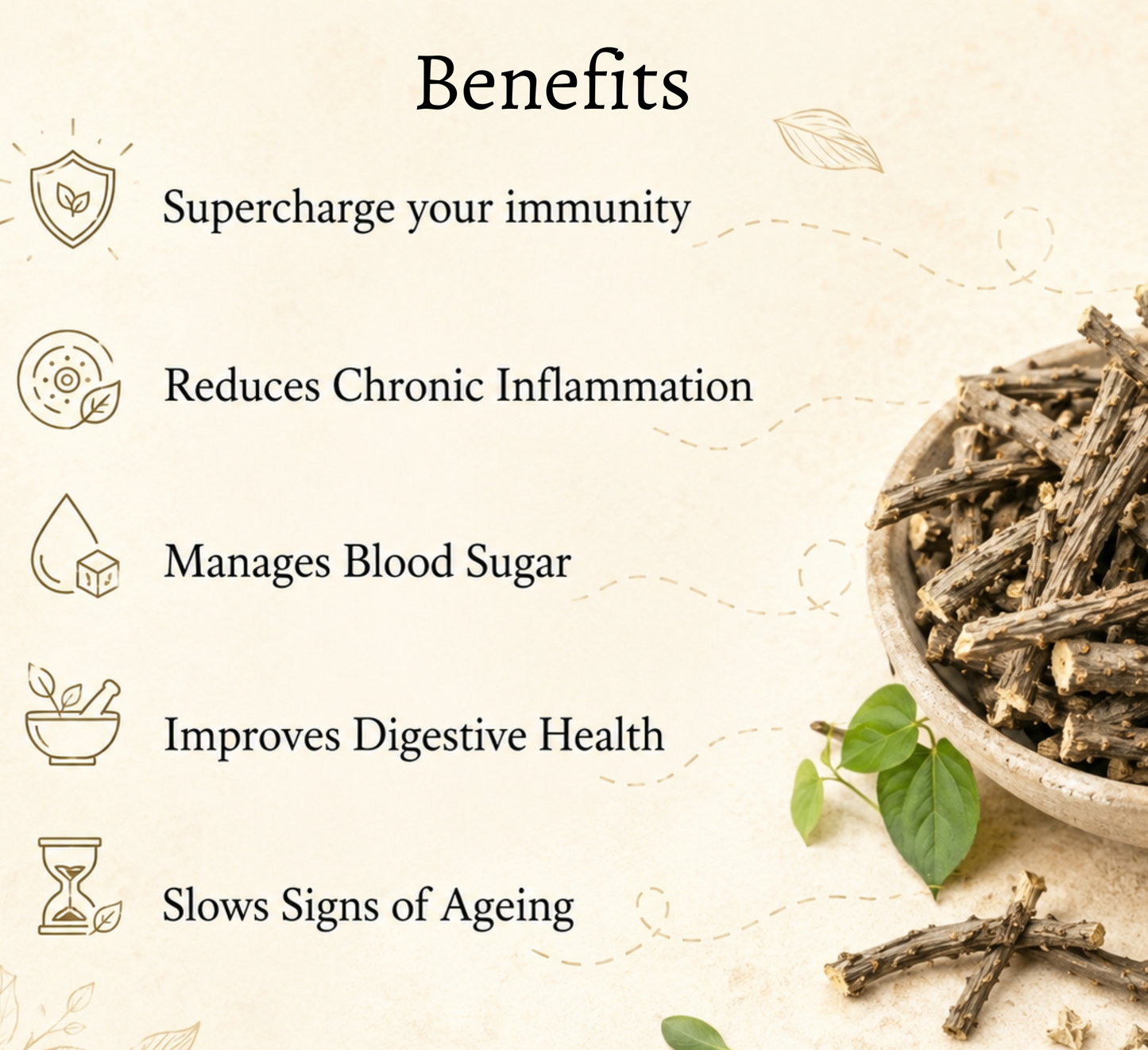 Dried Giloy | Tinospora Cordifolia | Guduchi