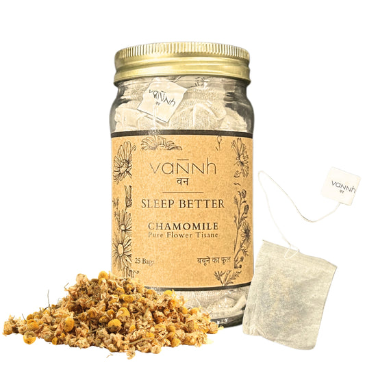CHAMOMILE FLOWER TISANE | SLEEP BETTER | Pure Flower | 25 Paper Bags