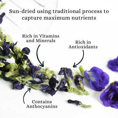 BLUE PEA FLOWER TISANE | CLARITY | Loose | Pure Flower