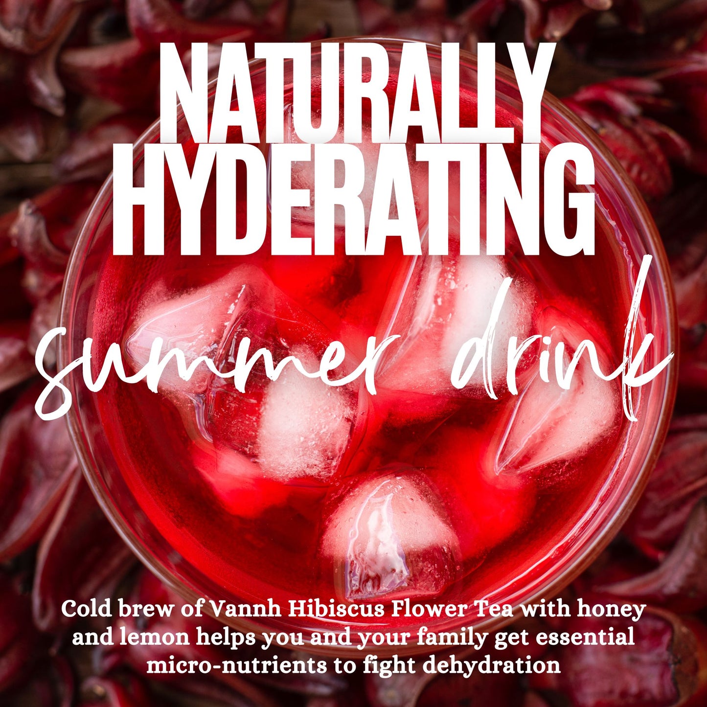 HIBISCUS FLOWER TISANE | REJUVENATE | Loose | Pure Flower