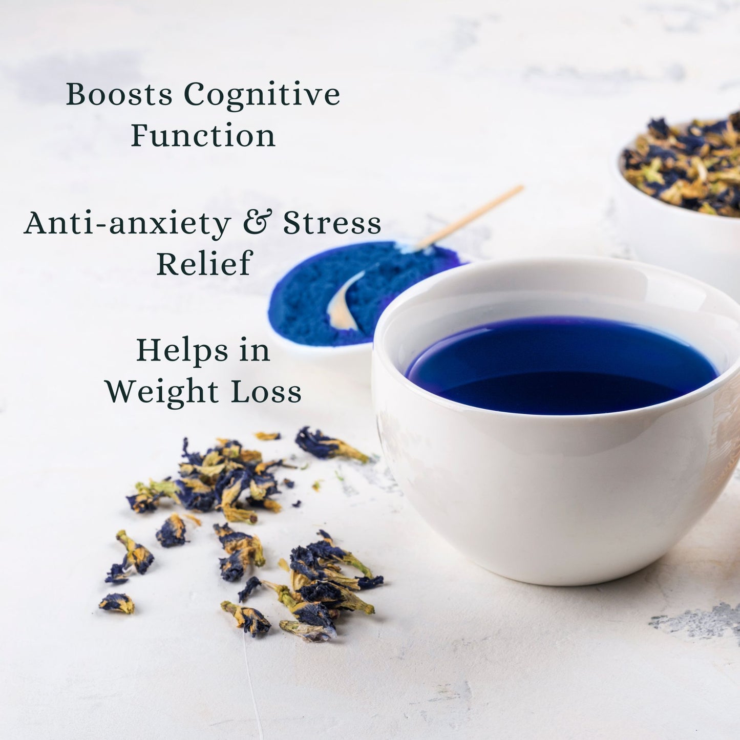BLUE PEA FLOWER TISANE | CLARITY | Loose | Pure Flower