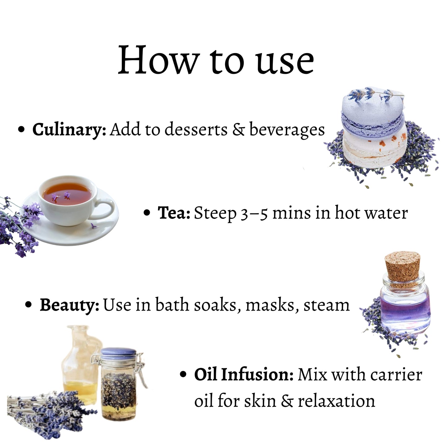 Dried Lavender Flower Buds