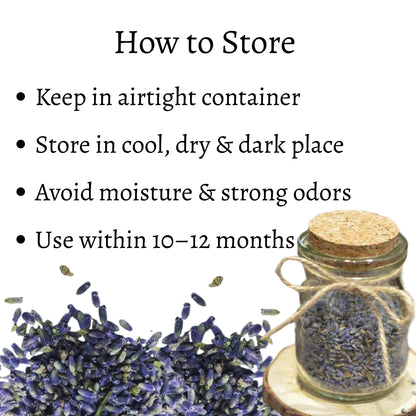 Dried Lavender Flower Buds