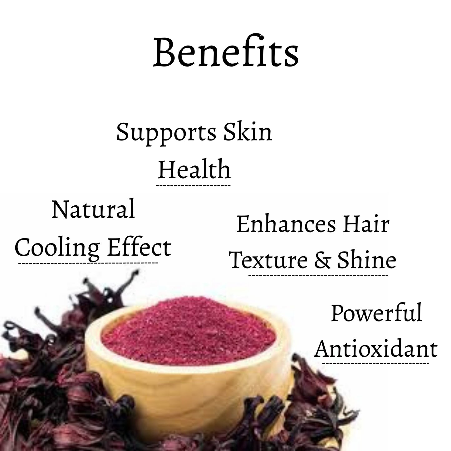 Hibiscus Powder (Rosa sinensis)