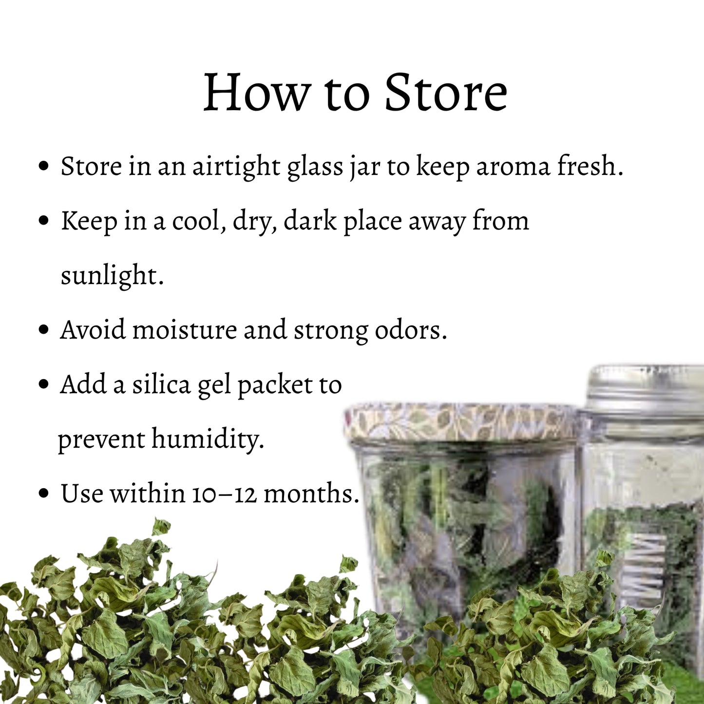 DRIED MINT LOOSE LEAVES (Mentha)