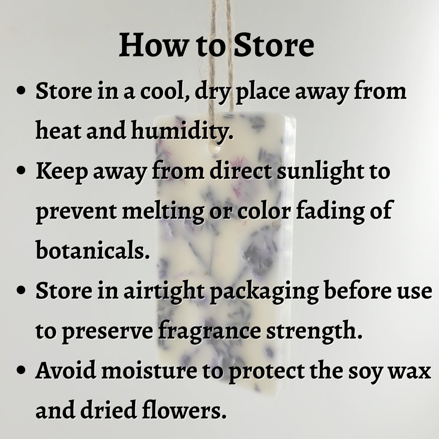 Lavender & Blue Baby Breath Wax Sachet