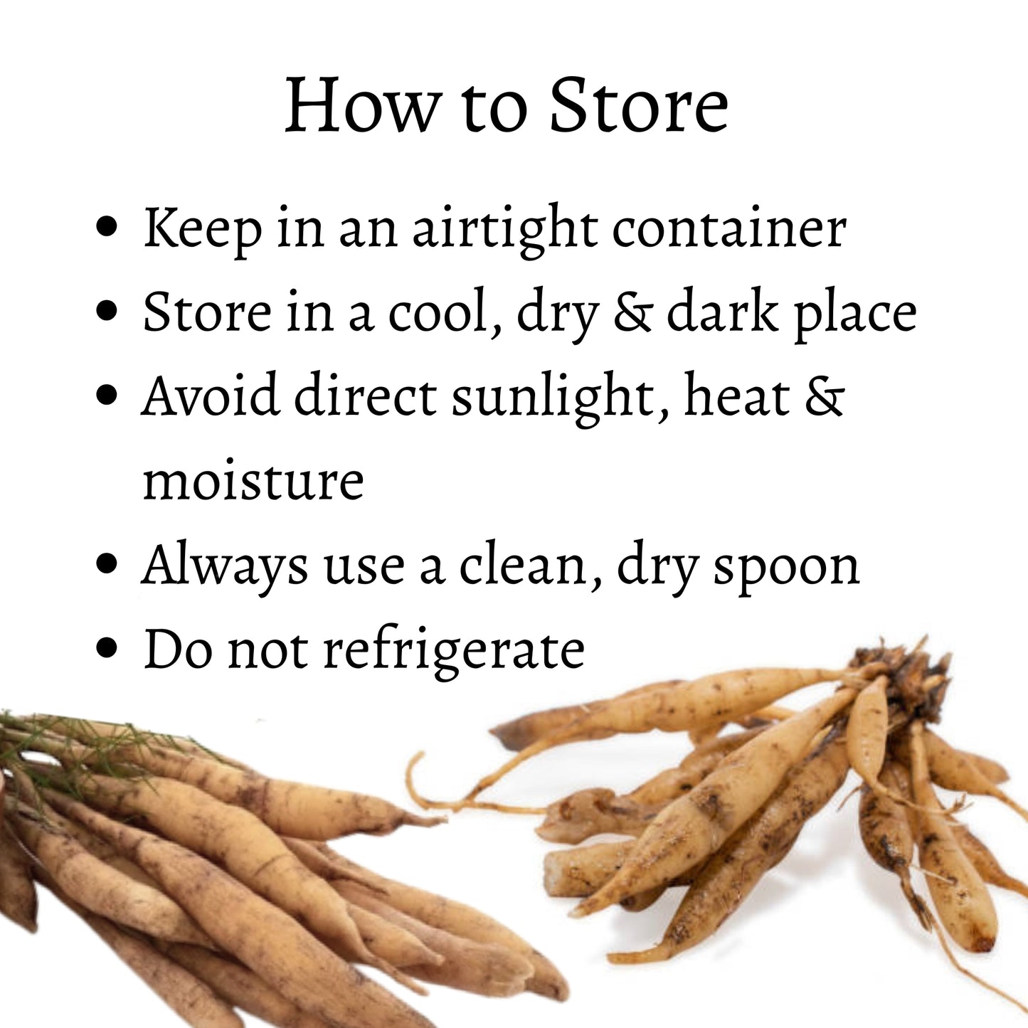 Dried Himalayan Shatavari Roots (Whole)