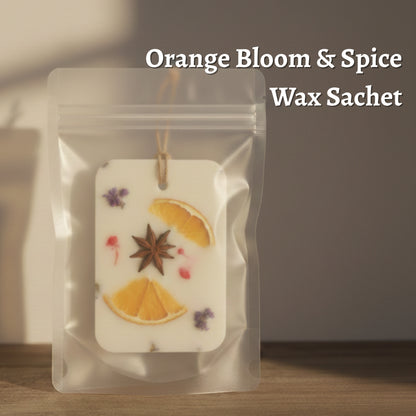 Orange Bloom & Spice Wax Sachet