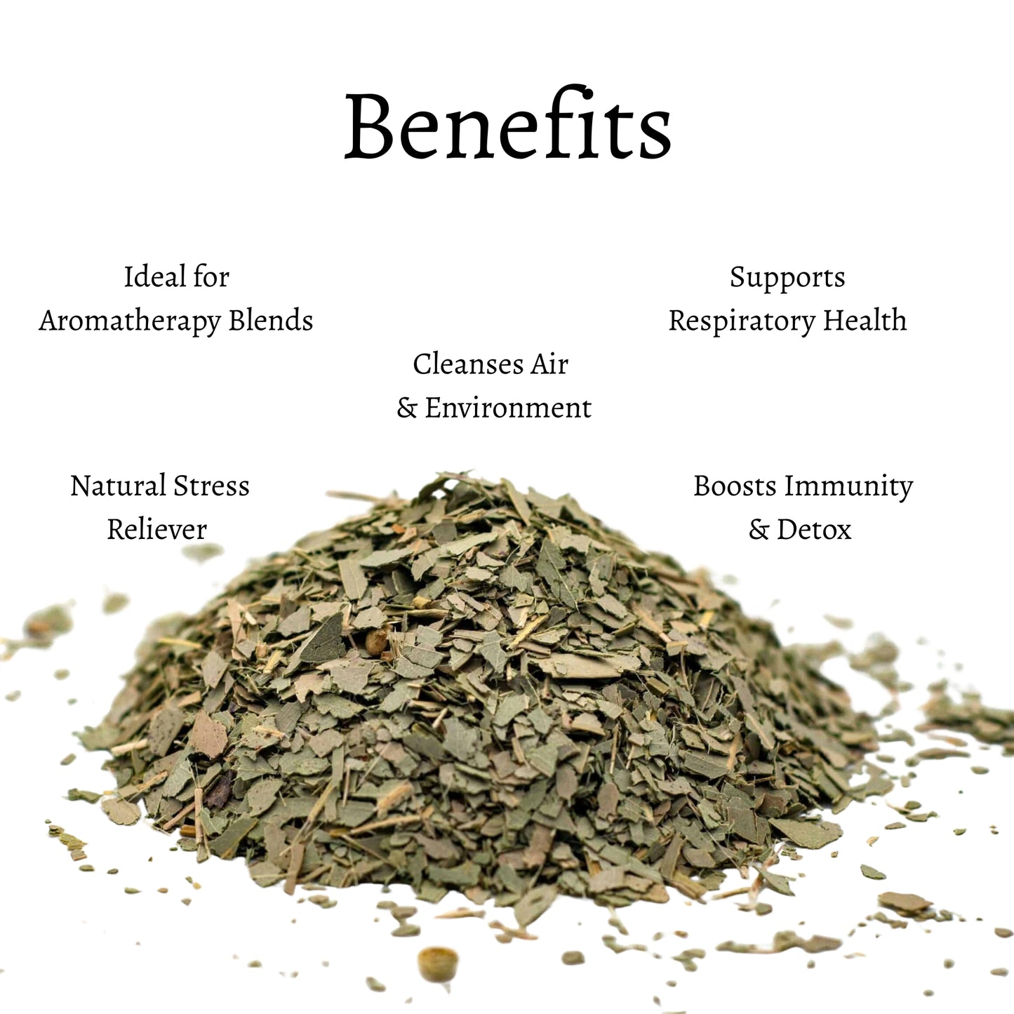 Dried Eucalyptus Loose Leaves (Eucalyptus globulus)