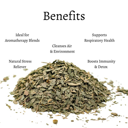 Dried Eucalyptus Loose Leaves (Eucalyptus globulus)