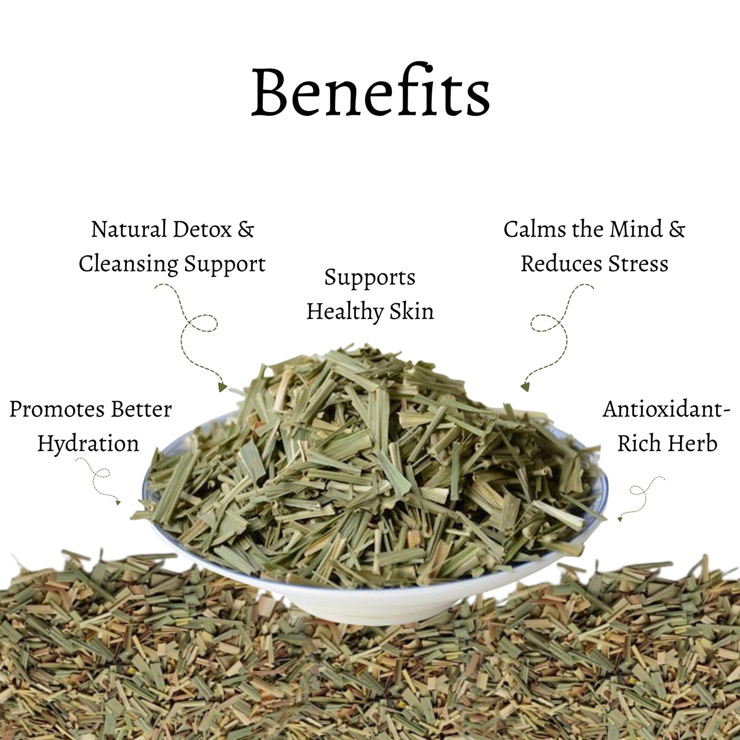 Lemongrass Loose Leaves (Cymbopogon citratus)