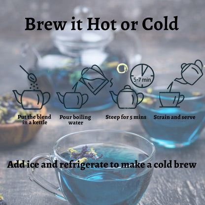 Vannh Spicy Blue Loose Tisane (40g)