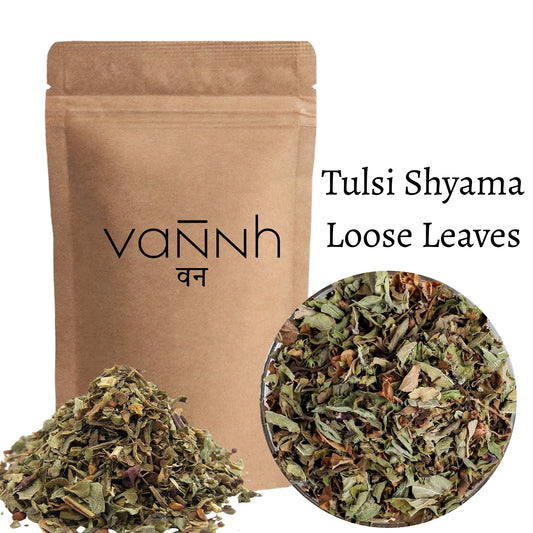 Tulsi Shyama Loose Leaves (Ocimum tenuiflorum)
