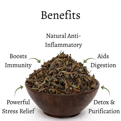 Tulsi Shyama Loose Leaves (Ocimum tenuiflorum)