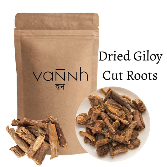 Dried Giloy Cut Root