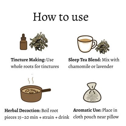 Dried Valerian Root (Whole)