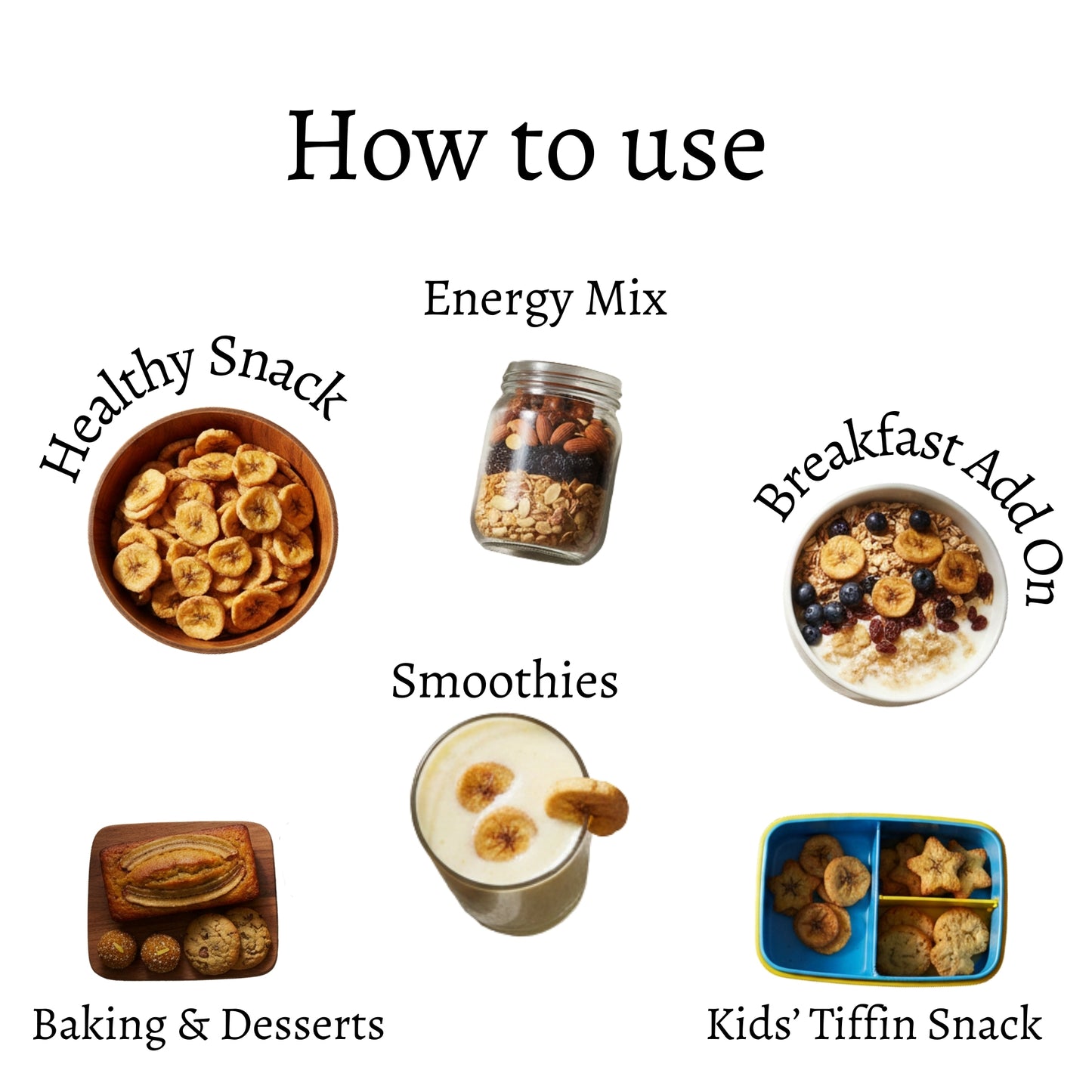 Dried Banana Slices with High-fiber