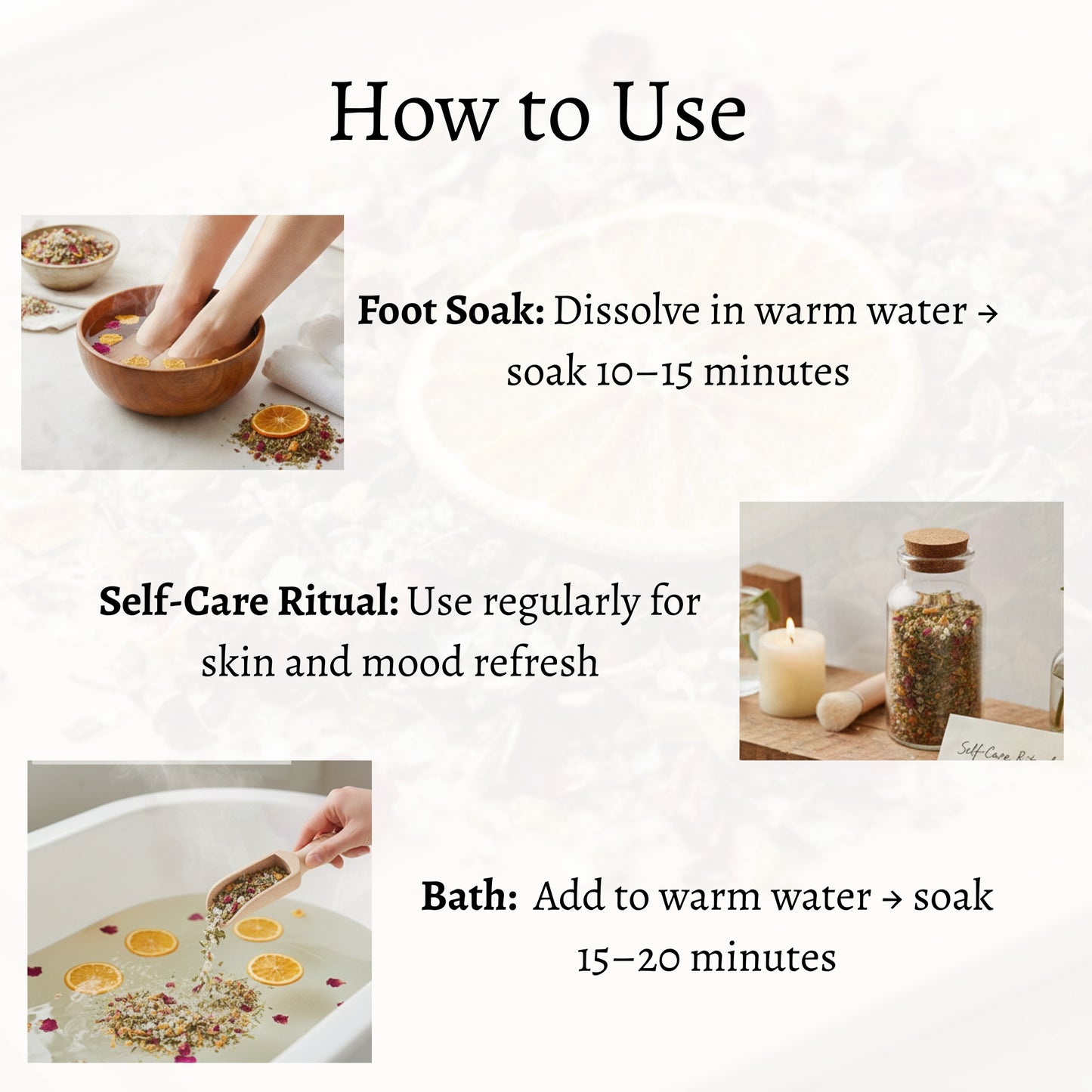 Floral Earthy Spa Bath Salt