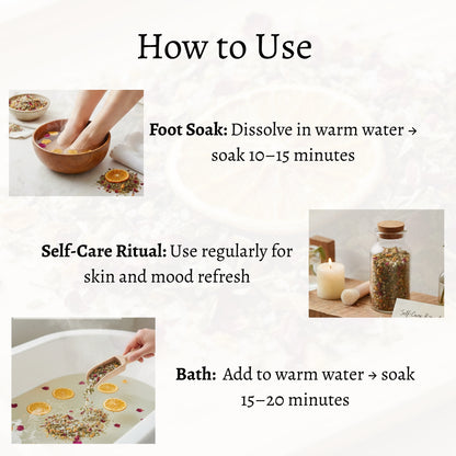 Floral Earthy Spa Bath Salt