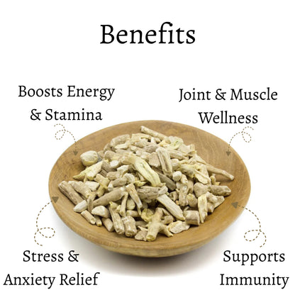 Dried Ashwagandha Roots