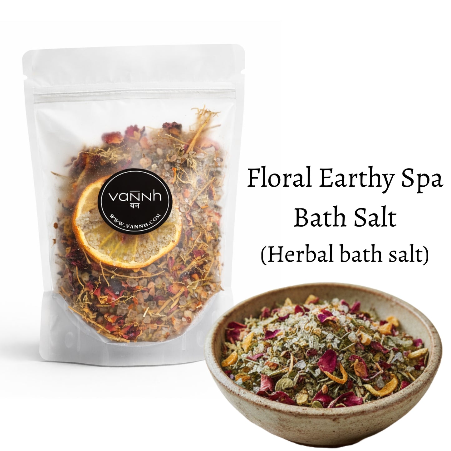Floral Earthy Spa Bath Salt