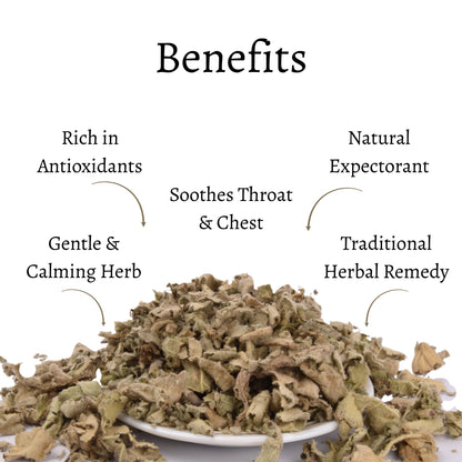 Dried Mullein Loose Leaves  (Verbascum thapsus)