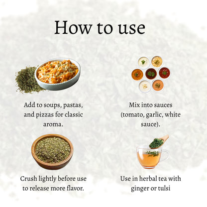 Dried Oregano Whole Leaves (Origanum vulgare)