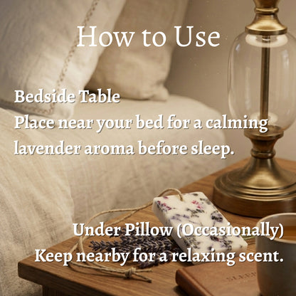 Lavender & Blue Baby Breath Wax Sachet