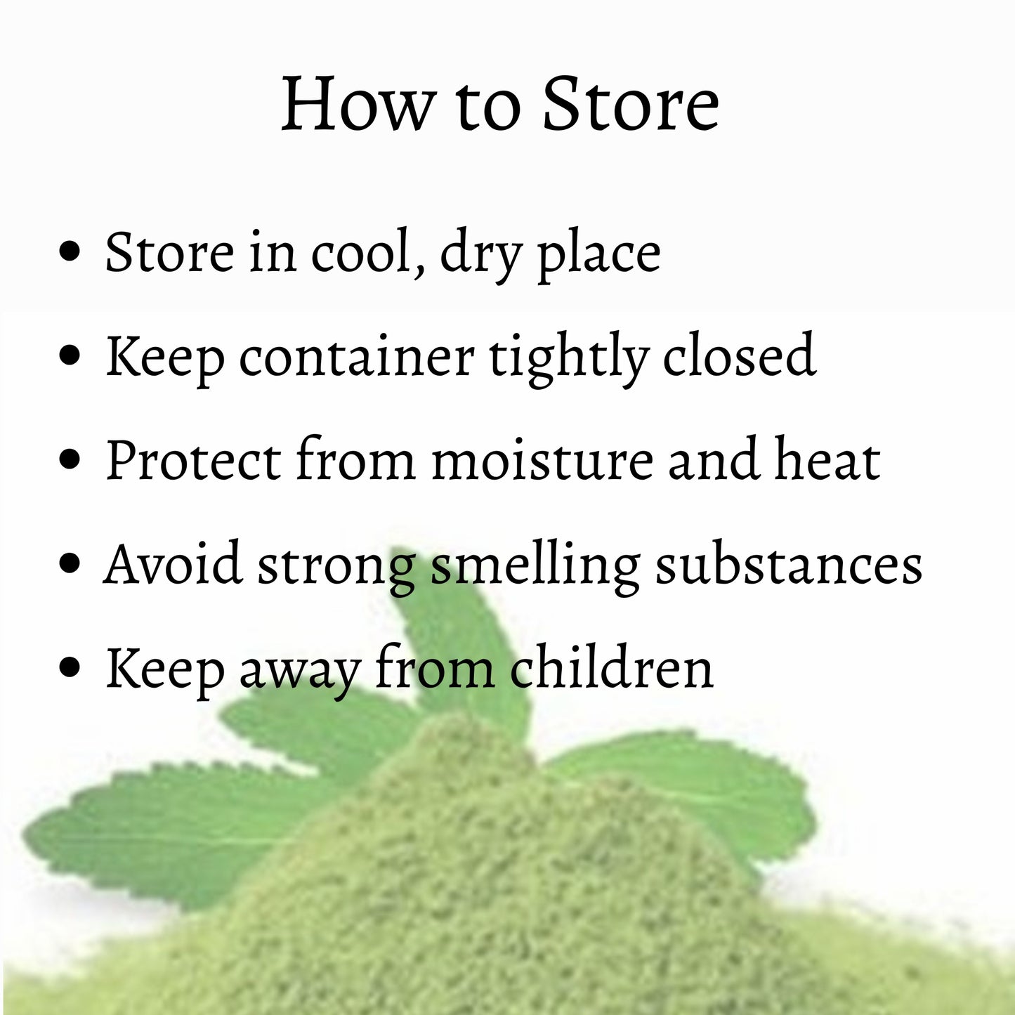Stevia Leaves Powder