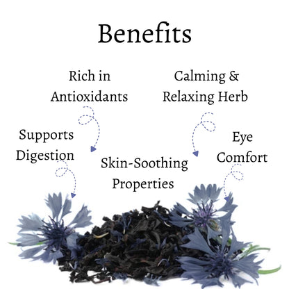 Dried Blue Cornflower Loose Flowers