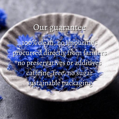 Dried Blue Cornflower Loose Flowers