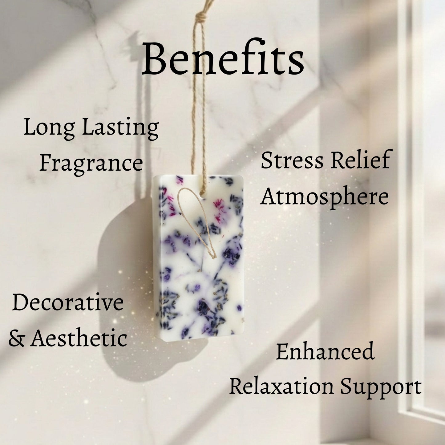 Lavender & Blue Baby Breath Wax Sachet